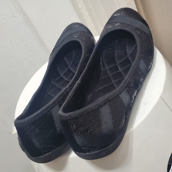 ICN International Concepts Sequence Black Flat Ballet Shoes 🌴 - Picture 4 of 8